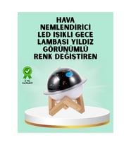 Projektör ışığı bulunan USB bağlantılı mini aromaterapi destekli hava nemlendirici