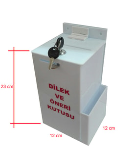 DUVAR VE MASA ÜSTÜ DİLEK ÖNERİ KUTUSU