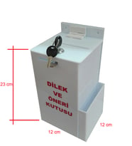 DUVAR VE MASA ÜSTÜ DİLEK ÖNERİ KUTUSU