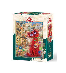 Art Puzzle Kırmızı Kedi - 260 Parça 4582
