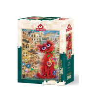 Art Puzzle Kırmızı Kedi - 260 Parça 4582