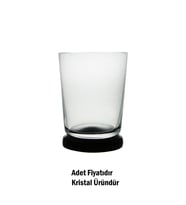 Paşabahçe El İmalatı Kristal Siyah Tabanlı Bardak 1 Adet 12959