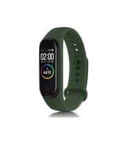 Mey İthalat® Mi Band 7 Klasik Kordon - Haki Yeşil