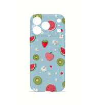 iPhone 17 Pro Vorian İnce Kamera Korumalı Mika Kılıf Fruit Confetti Sky