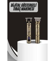 Metal Gövdeli Saç Sakal Çizim Kesme Tıraş Makinesi Kısaltma Makinesi