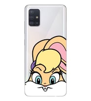 Samsung Galaxy A51 Uyumlu Lola Bunny Desenli Şeffaf Telefon Kılıfı
