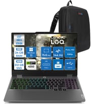 Lenovo Loq 15IAX9 Intel Core I5 12600HX 24GB Ddr5 512GB SSD 6GB/RTX4050 105W IPS 300NITS 144Hz WIN11PRO 15.6" Fhd Taşınabilir Bilgisayar W83GS00PETRW05+ZETTAÇANTA