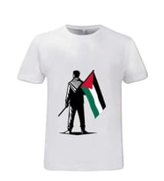 Filistin Baskılı T-Shirt (Beyaz)