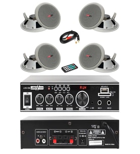 Lastvoice Ekonomi Ceiling Paket-4 Anfi ve Tavan Hoparlörü Seti