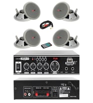 Lastvoice Ekonomi Ceiling Paket-4 Anfi ve Tavan Hoparlörü Seti