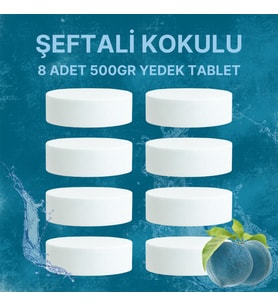 4 Adet 2x500Gr - ŞEFTALİ - Nem Alıcı Rutubet Giderici Yedek Tablet
