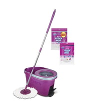 Thunderbolt Pedallı Otomatik Temizlik Seti ve 3'lü Yedek Mop