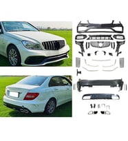 Mercedes W204 2011-2013 Gövde Kiti Donusum W205 PDCli Arka 00 00 Çıkış Panj Lu Egz Uçlu AMG M_A20421