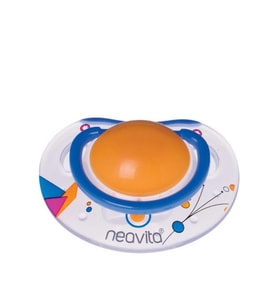 Neavita Ortodontik Emzik Desenli (6 Ay+) Turuncu