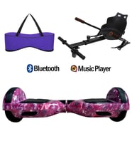 Citymate Elektrikli Kaykay Hoverboard Akıllı Denge 6.5 Inch + HoverKart + Çanta EXTREM PAKET D13
