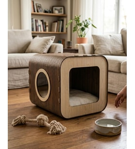 Northcity Özel Tasarım Fusion MDF Kedi Evi
