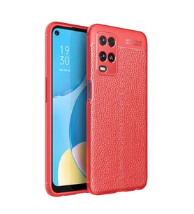 Newface Oppo A54 4G Kılıf Auto Focus Kapak - Kırmızı