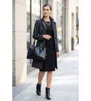 Jacquline CLIM615C Kadın El Çantası Siyah