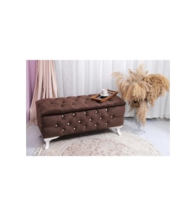 aldagelsin Ultra Lüks Ayak Ucu Sandıklı Puf Bench (120*45)