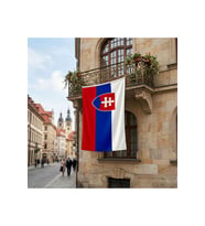 Slovakya Bayrağı Premium Raşel Kumaş 150x225 Cm