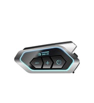 Motosiklet İntercom 5X Cihaz Eşleşmeli Tüm Kasklara Uygun RGB Işıklı 5.3 Bluetooth