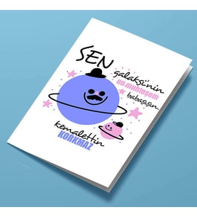 Kişiye Özel Muhteşem Babam Temalı Tebrik Kartı