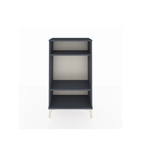 Arges Komodin 2 Raflı 60x30x106 Antrasit-Antrasit