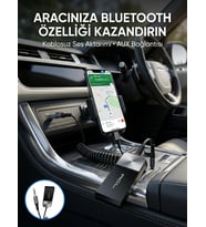 Araç Ve Ev Ses Sistemleri İçin Bluetooth Aux Adaptörü