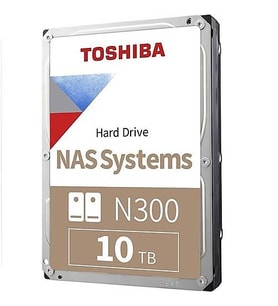TOSHIBA N300 10TB 7200RPM 512MB SATA3 6Gbit/sn MN10ADA10TS NAS HDD