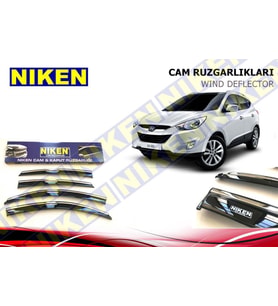 Hyundai ix35 Kromlu Cam Rüzgarlığı Niken