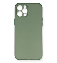 Pilelistore   iPhone 12 Pro Kılıf PP Ultra İnce Kapak - Yeşil