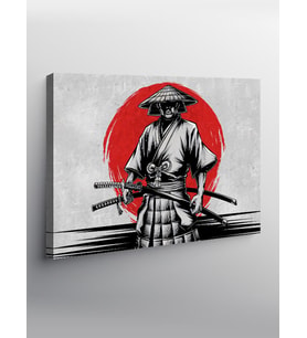 Kanvas Tablo Japon Samuray Figürü
