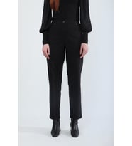 Kadın Beli Lastikli Likralı Esnek Jean Pantolon Siyah