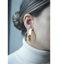 Kadir Jewellery 22 Ayar Altın Kaplama Vintage Küpe -El İşçiliği Ve Hipoalerjenik Küpe (Renksiz)