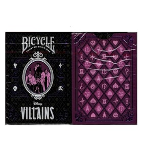 Bicycle Disney Villains (Purple) Oyun Kağıdı iskambil Kartları (Karışık)