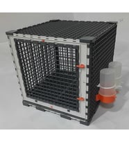 Leganest 42cmx42cmx42cm Kuş, Papağan, Tavşan, Kedi, Köpek Kafesi YP40_ECO-KFF