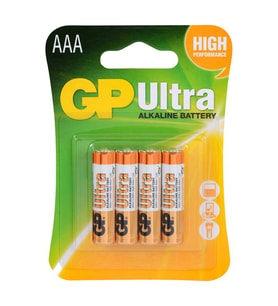 GP 24AU-2U4 Alkalin İnce Kalem Pil 4lü