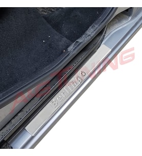 Citroen Berlingo Krom Kapı Eşiği 2008 ve Üzeri Paslanmaz Çelik