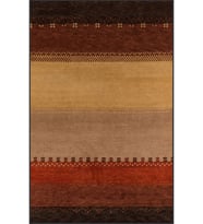 Eliana Home Baskılı, Yıkanabilir Kaymaz Taban Salon Halısı LNA1130 100x150 cm (Kahverengi)