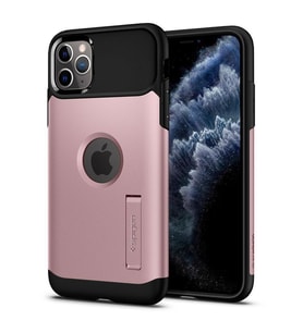 Spigen iPhone 11 Pro Max ile Uyumlu Kılıf Slim Armor Rose Gold