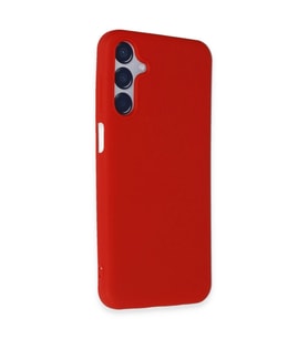 Samsung Galaxy M15 Kılıf First Silikon - Kırmızı