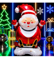 149 CM NOEL BABA FOLYO BALON SANTA CLAUS YEAR'S BALLOON DEV NOEL BABA BALONU YILBAŞI AĞACI SÜSLERİ