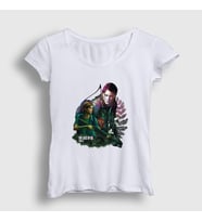 Presmono Kadın Beyaz Ellie Oyun Last Of Us T-Shirt 357701tt