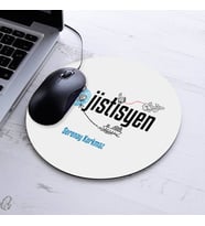 Kişiye Özel Lojistisyen Temalı Yuvarlak Mousepad