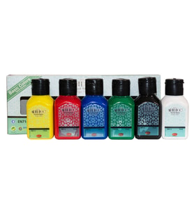 Artdeco Yıkanabilir Parmak Boyası 6 Renk x 75 ml Temel Renkler 