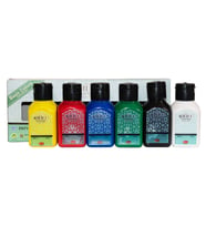 Artdeco Yıkanabilir Parmak Boyası 6 Renk x 75 ml Temel Renkler 