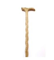 Ahşap Oymalı Baston, 95 Cm