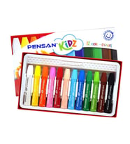 Pastel Boya 12 li Karton Kutu 1 Adet Pensan 12 Renk Pastel Boya 1 Adet (Karışık)