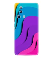 Xiaomi Mi 13 Lite Kılıf Silikon Desen Özel Seri Renk Cümbüşü 1631