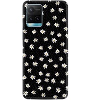 Vivo Y21S Kılıf Resimli Desenli Silikon Platinium Series Papatyalar 1866